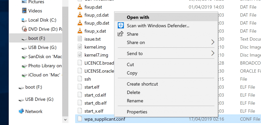 Edit File with Open With Notepad