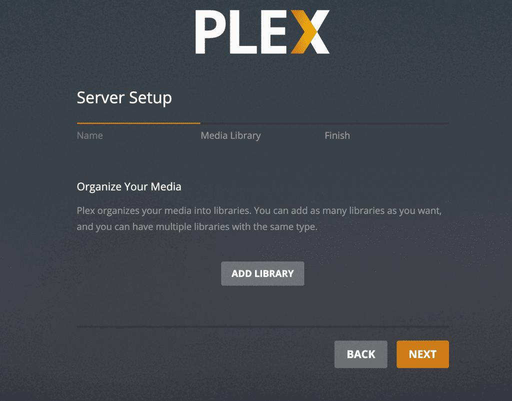 Plex Server Setup