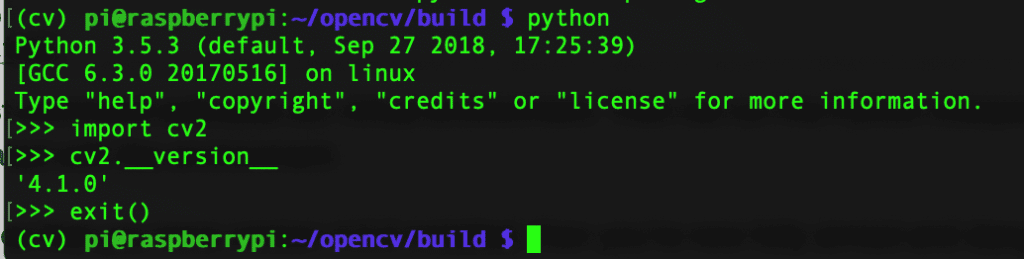 OpenCV Test Results