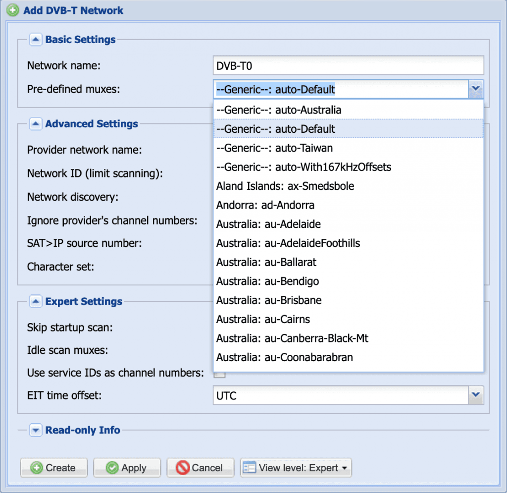 Create New Network
