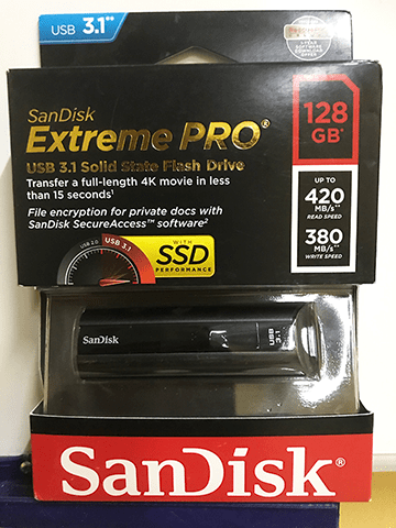 SanDisk Extreme Pro USB Box 3.1