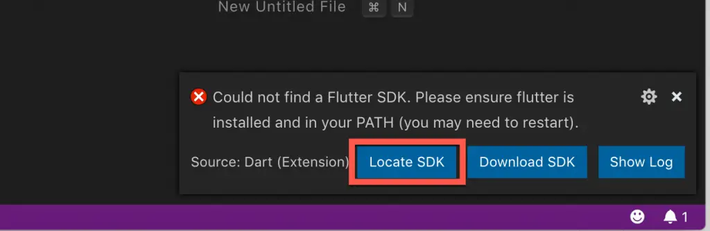 Select SDK Folder