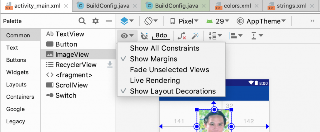 Display Show Layout Decoration
