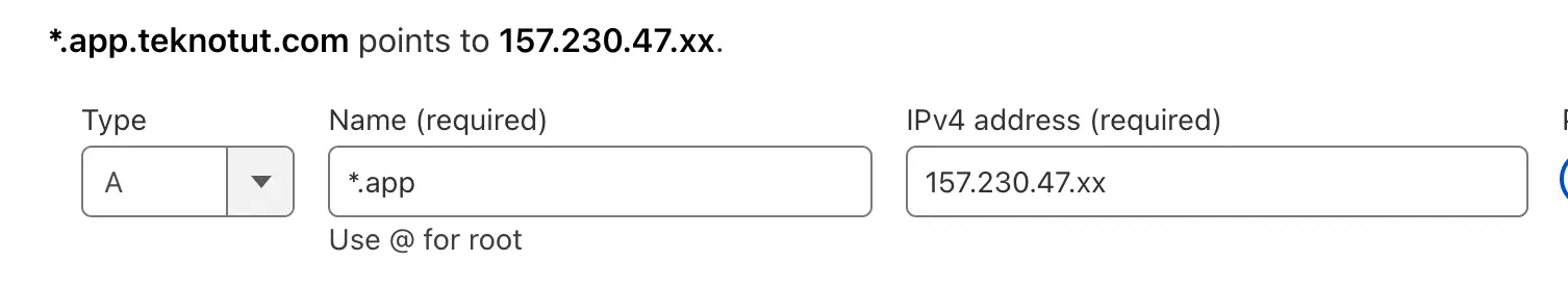 DNS Wildcard Setting in Cloudflare